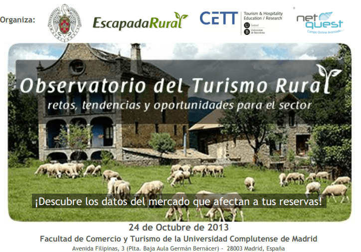 Jornada sobre Turismo Rural en la Facultad de Comercio y Turismo de la Universidad Complutense de Madrid
