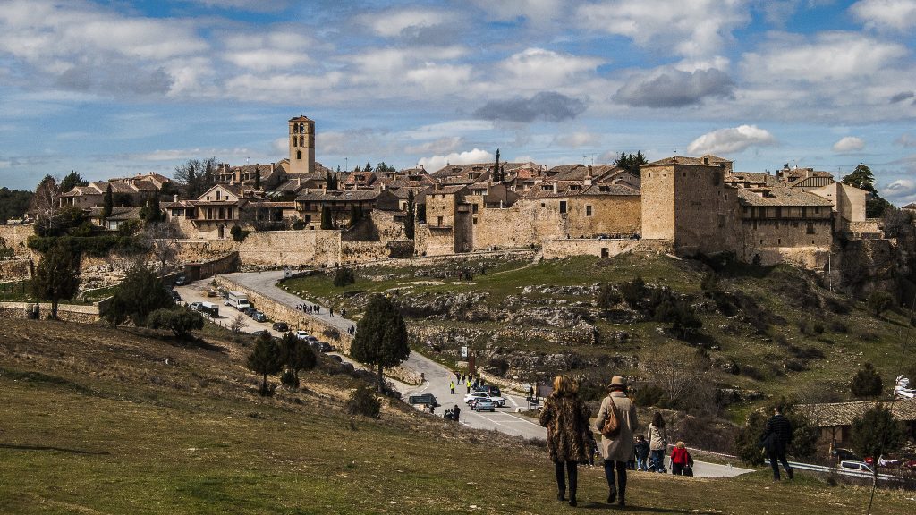 Vista panorámica del municipio de Pedraza, en Segovia.