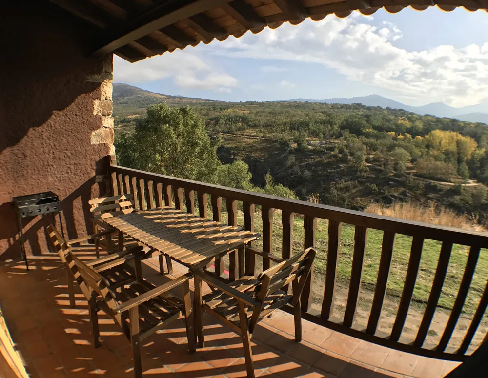 casa rural horcajuelo casa maillo exterior terraza