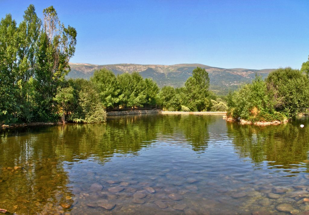 Piscinas naturales en la Sierra Norte de Madrid