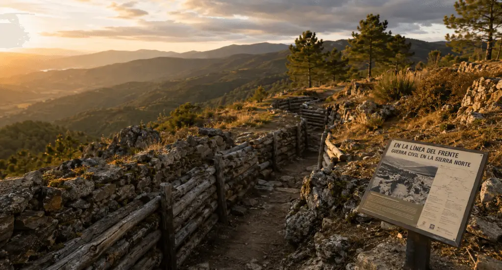 Descubre la ruta histórica de la Guerra Civil en la Sierra Norte